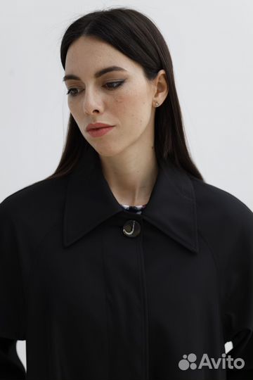 Тренч Монэ черный