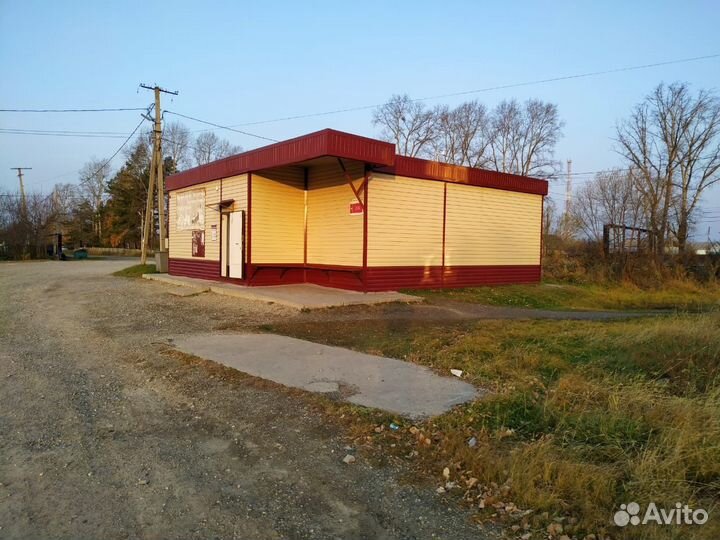 Действующий магазин, земля в собственности