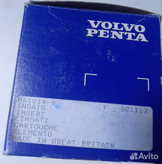 861014 Фильтр топливный (10 мкм) для volvo penta