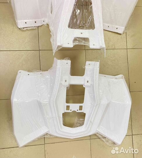 Пластик корпуса передний + задний ATV wels EVO 125