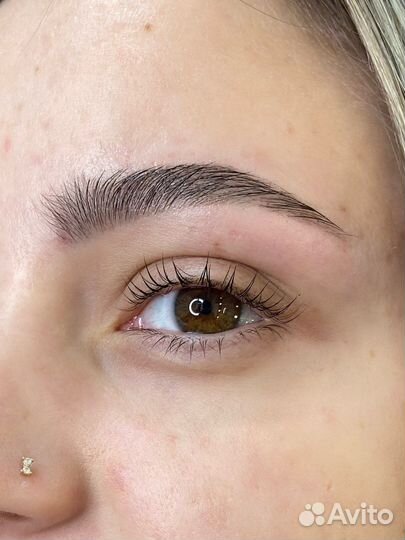 Ламинирование ресниц и бровей, окрашивание