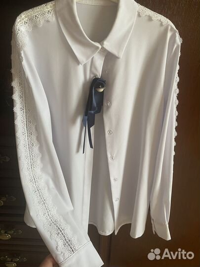 Блузка,рубашка школьная для девочки