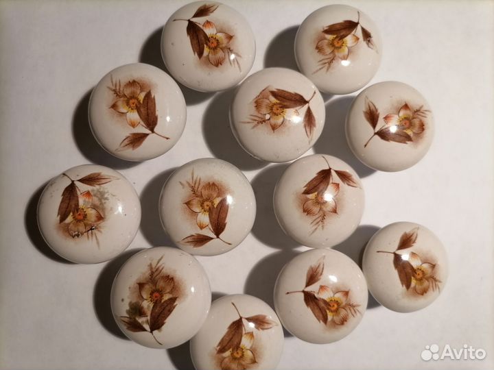 Мебельные ручки керамика