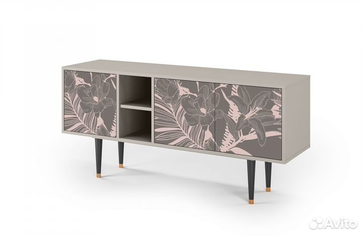 Тв-тумба T5 - Сатин - Issabelline Flower