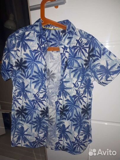 Новая рубашка mathercare на мальчика 9-10 лет