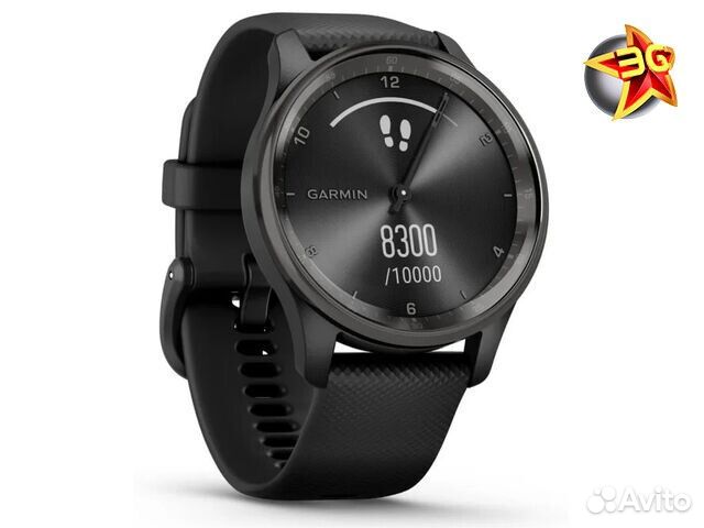 Часы Garmin Vivomove Trend Black 010-02665-00