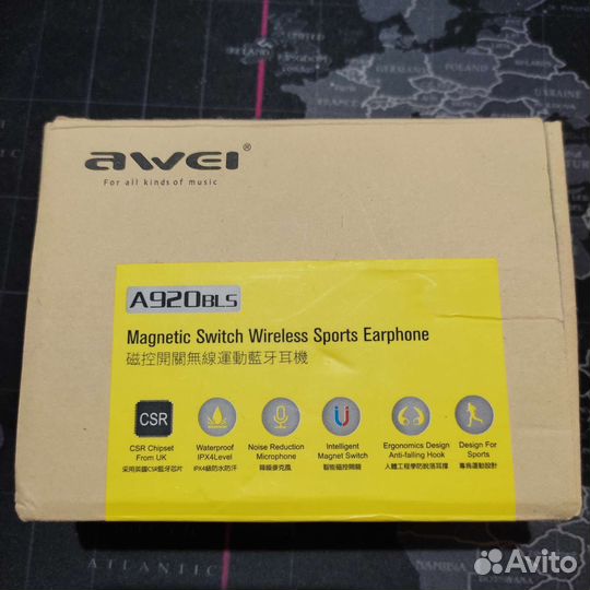 Bluetooth наушники Awei a920bls спортивные