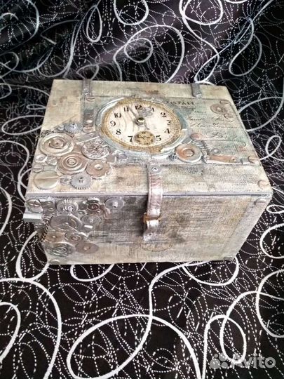 Шкатулка с двойным дном стимпанк