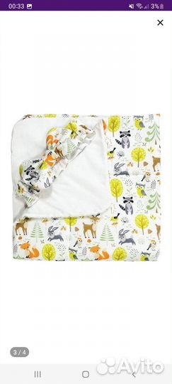 Детское одеяло на выписку