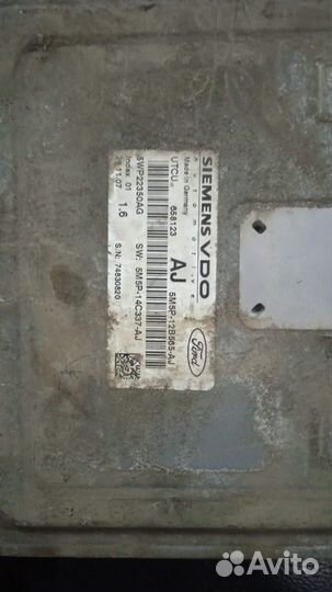 Эбу Ford Focus 2 АКПП 5M5P12B565AG-AJ