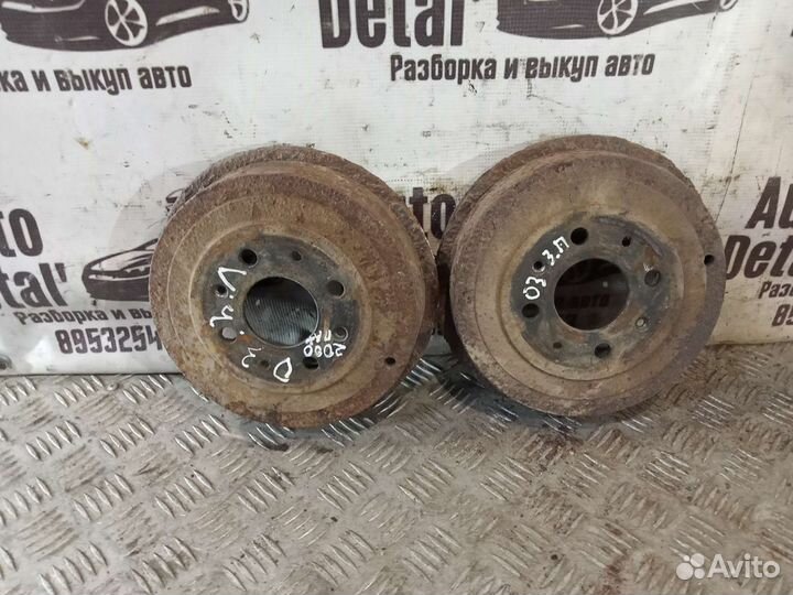 Пара тормозных дисков задних opel Corsa d