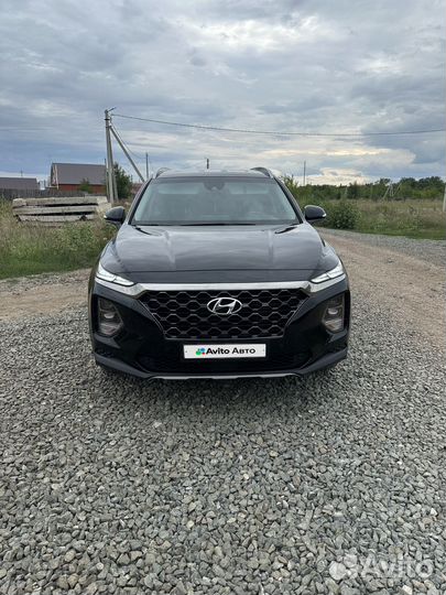 Hyundai Santa Fe 2.2 AT, 2019, 84 000 км