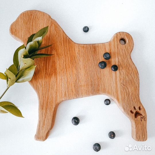 Разделочная доска мопс