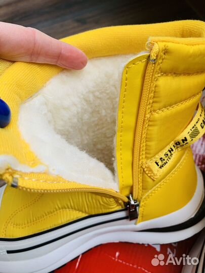 Сапоги-дутики зимние для девочки р-р 35/36