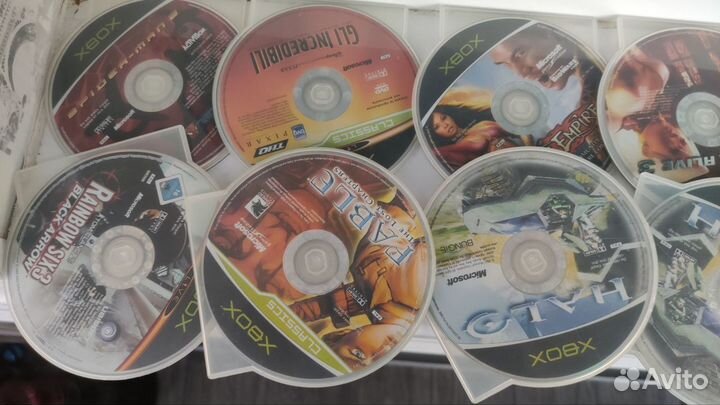 Xbox original лицензионные диски голыши