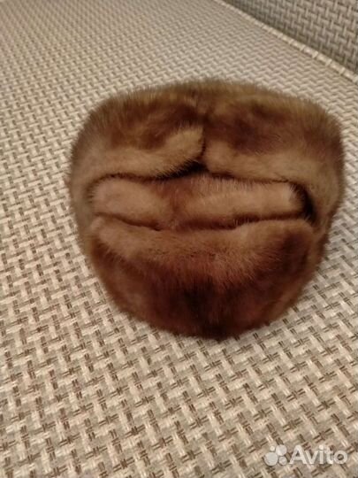 Шапка мужская из ондатры