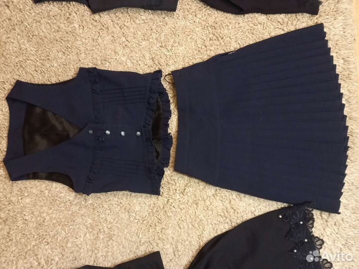 Школьная форма на 134 -140см,синяя