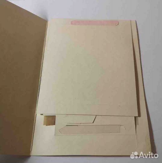 Раскладушка сувенир-я открытка СССР. Вид на Кремль