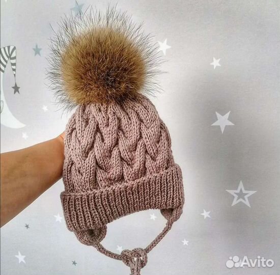 Вязаные шапки на заказ