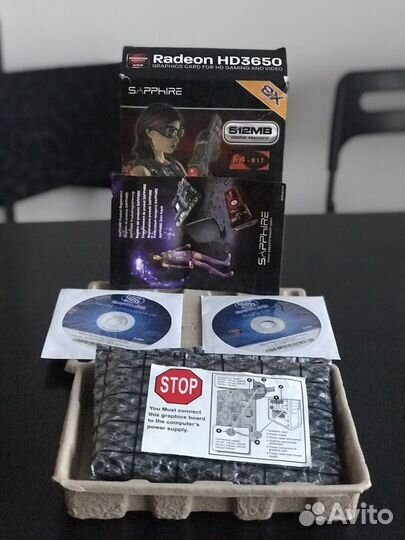 Sapphire Radeon HD3650 512 mb AGP