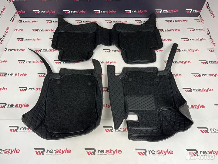 Ковры салона 3D Toyota Rav4 (ха50) с20г Левый руль