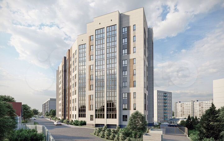 2-к. квартира, 58,9 м², 1/9 эт.