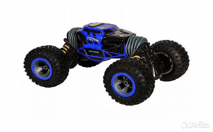 Машинка перевертыш на радиоуправлении. Синяя