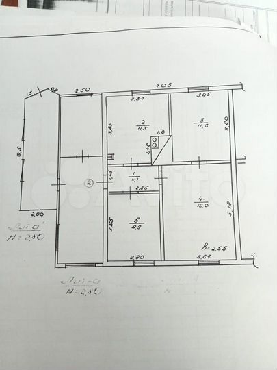 Дом 56,1 м² на участке 22,8 сот.