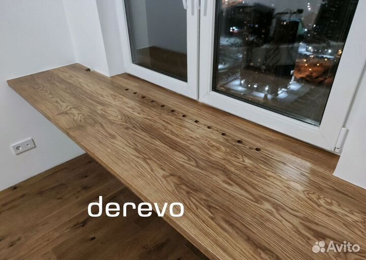 Деревянные подоконники на заказ