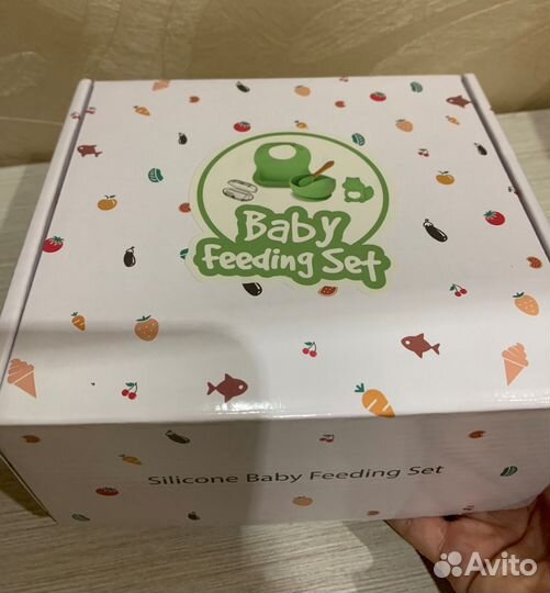 Набор силиконовой посуды для детей