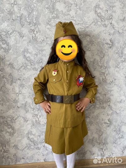 Военный костюм для девочки 116