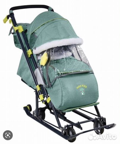Детские санки коляска