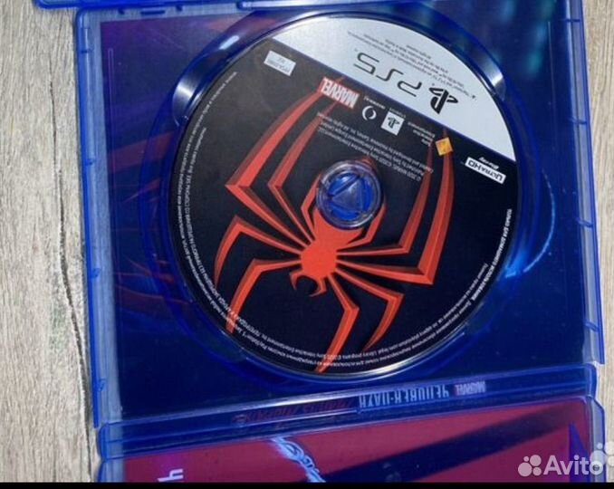 Диск Человек паук майлз моралес для ps5