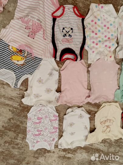 Вещи для девочки, пакетом.Возраст 1-4мес