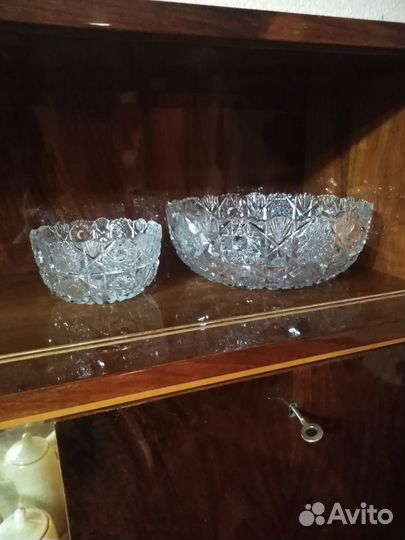 Хрустальные вазы набор