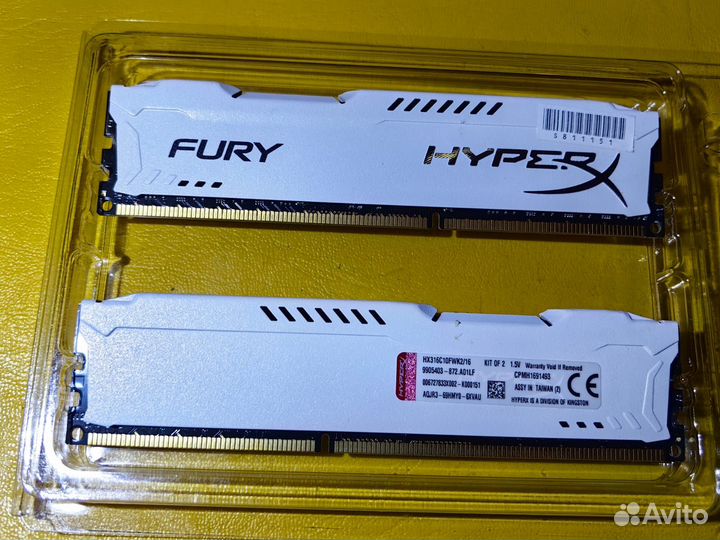 Kingston HyperX fury CL10-10-10