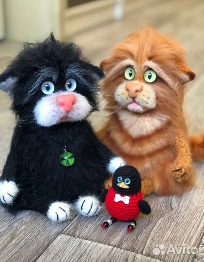 Коты. Авторские интерьерные игрушки ручной работы