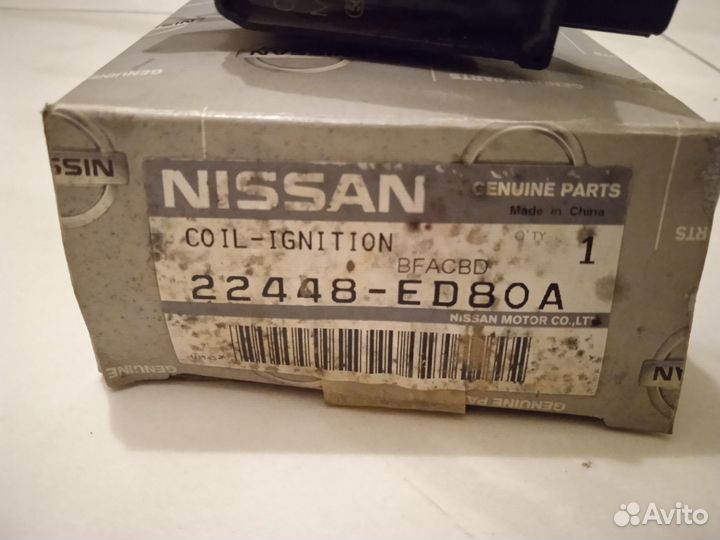 Катушка зажигания Nissan Tiida (C11) 22448ED80A