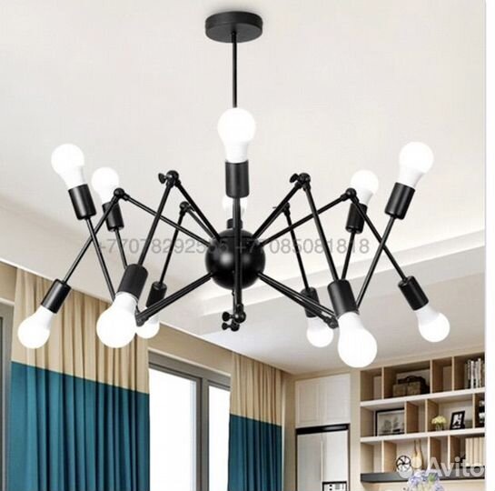 Люстра в стиле лофт