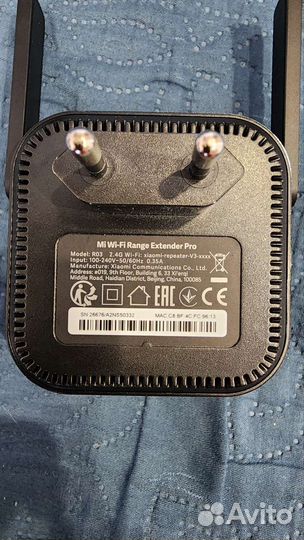 Усилитель сигнала Mi Wi-Fi Range Extender Pro R03