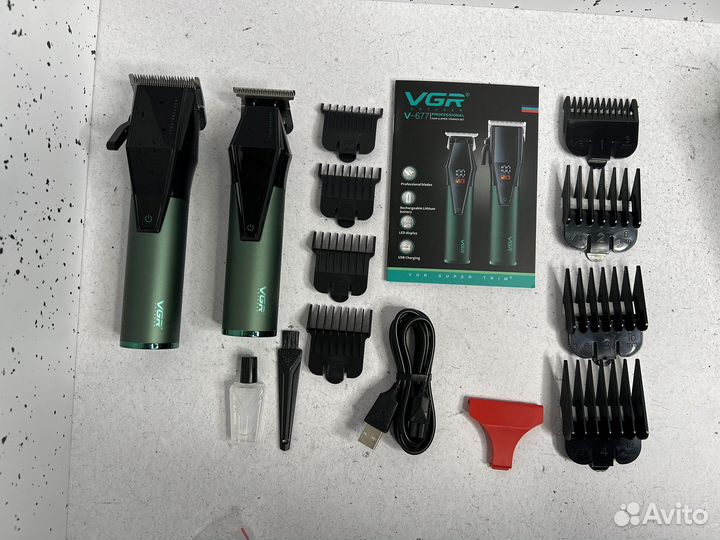 Машинка и триммер для стрижки волос VGR V-677