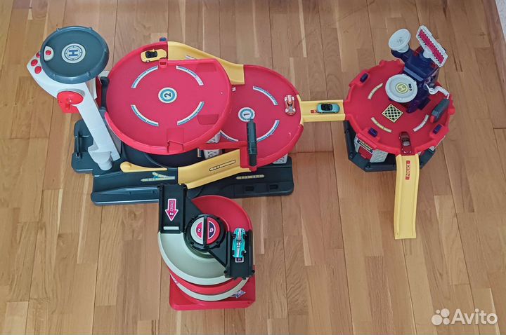 Трек для машинок гараж big sity road