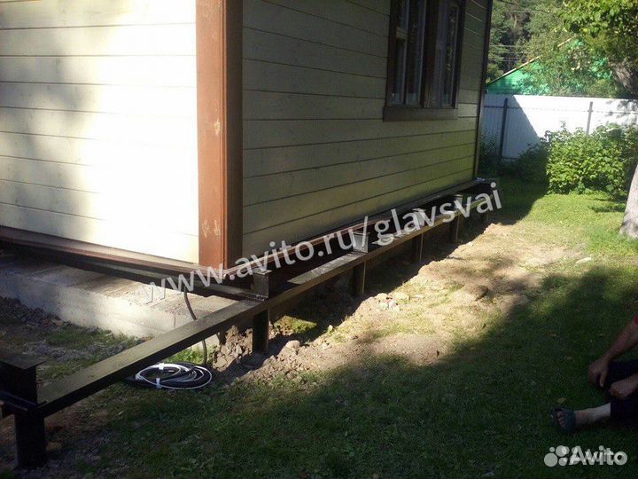 Поднятие дома