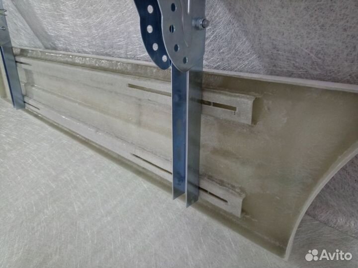 Боковая защита фургона отбойник спойлер Газель