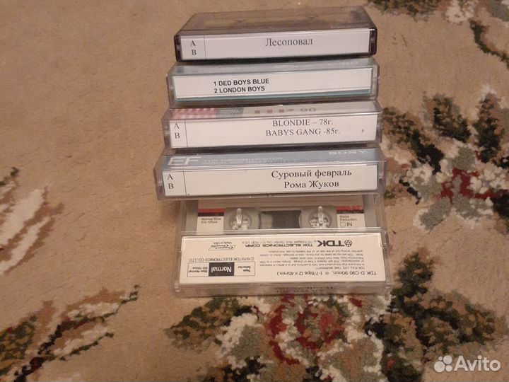 Аудиокассеты с записью