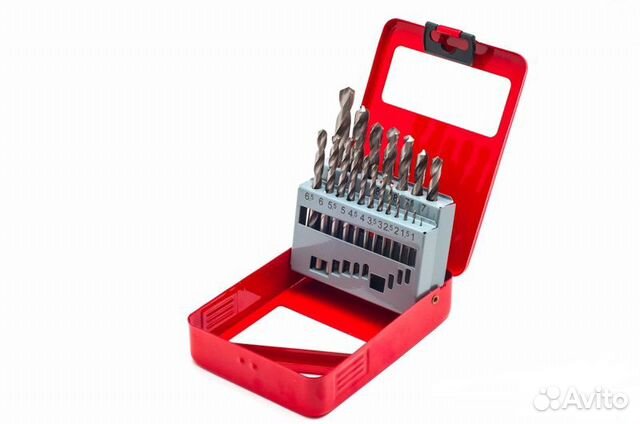 Набор свёрл по металлу (1-10мм через 0,5мм)