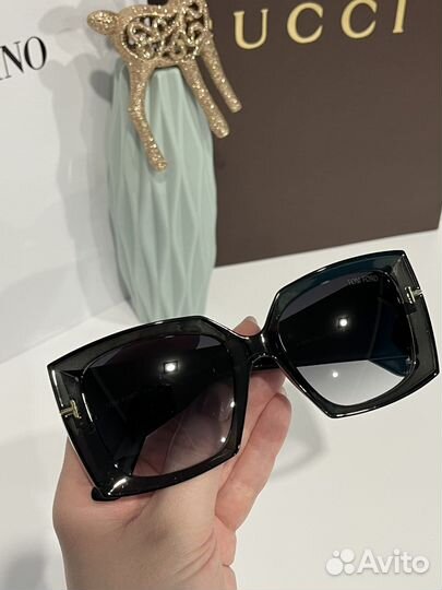 Солнцезащитные очки Tom ford черные новые