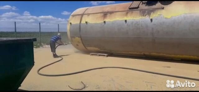 Пескоструйная обработка с выездом,фасад метал и тд