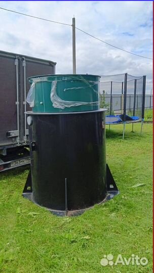 Септик без откачки от производителя + монтаж