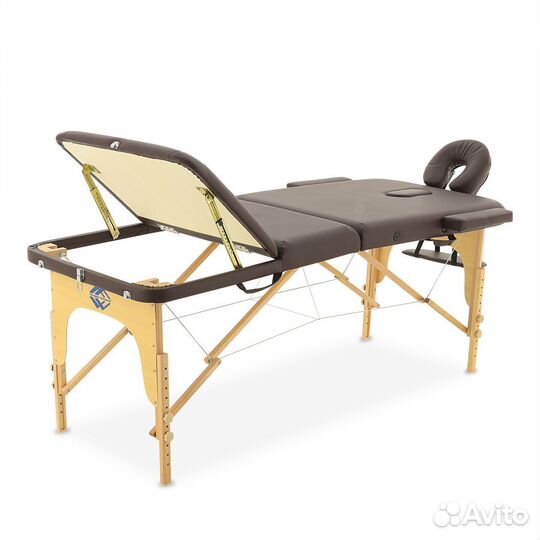 Массажный стол складной деревянный 3х секционный